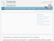 Tablet Screenshot of fundacionaucavi.org